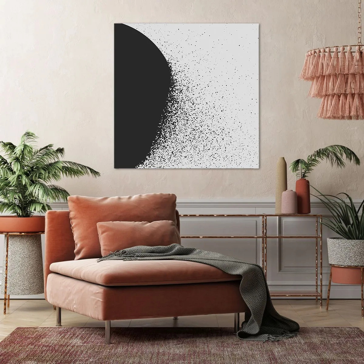 Quadro su tela - Stampe su Tela - Il movimento delle particelle - 30x30 cm
