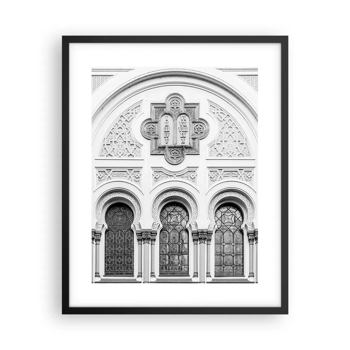 Poster in cornice nera - Al confine delle culture - 40x50 cm