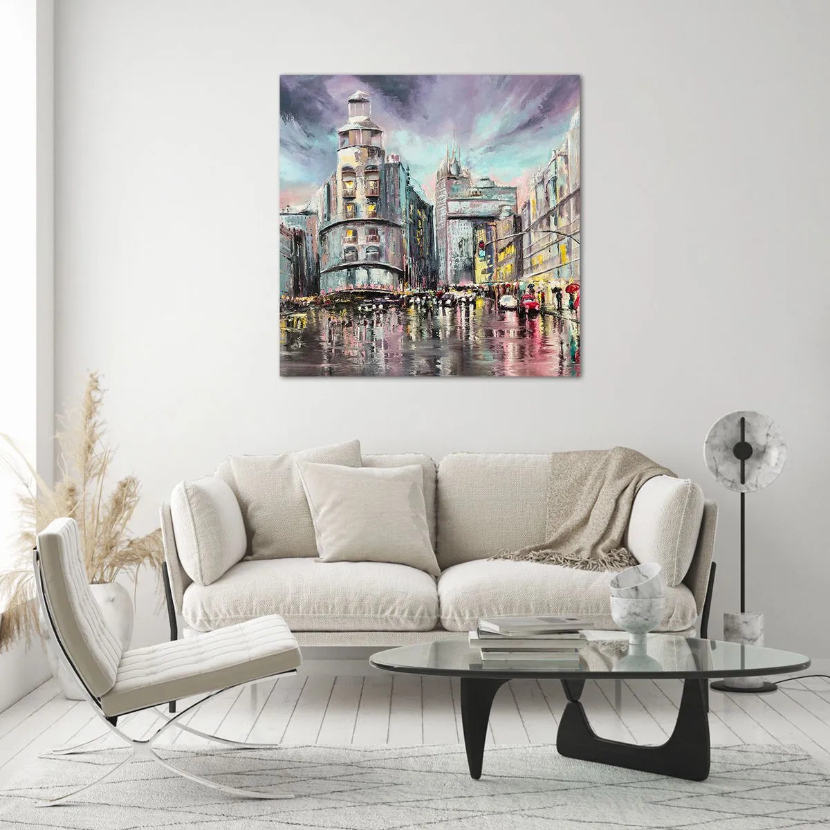 Quadro su vetro - Sarà una serata riuscita - 60x60 cm