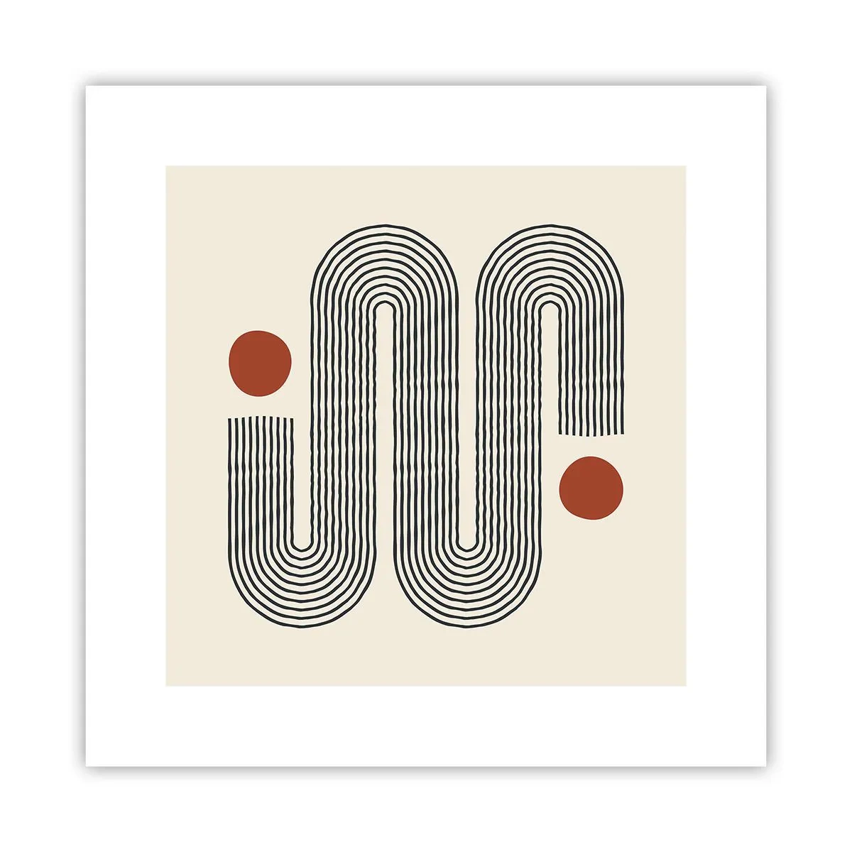 Poster - Dall'inizio alla fine - 30x30 cm