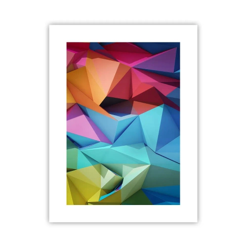 Poster - Origami arcobaleno - 30x40 cm
