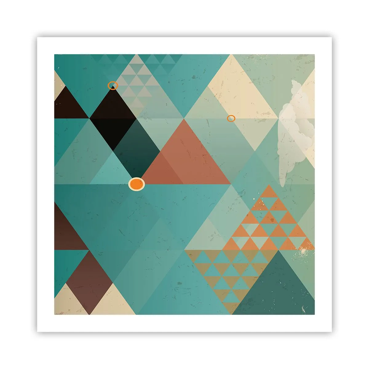 Poster - Unità della molteplicità, molteplicità dell'unità - 60x60 cm