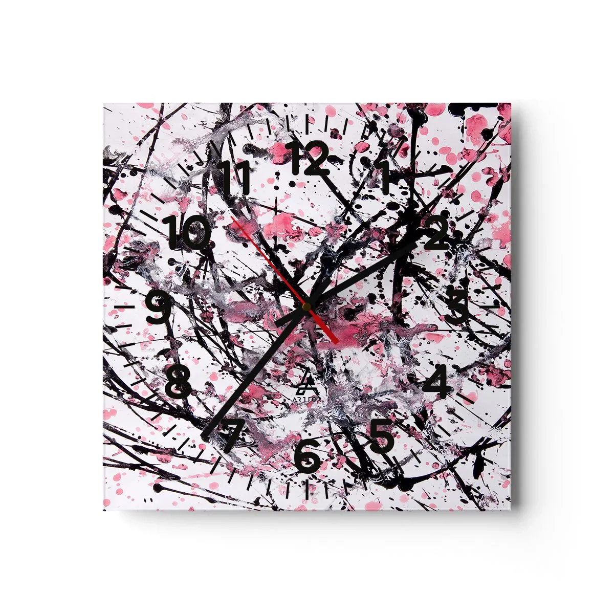 Orologio da parete - Orologio in Vetro - La natura passeggera della vita - 30x30 cm