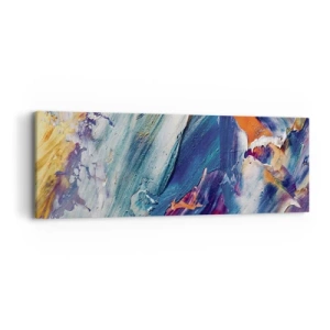 Quadro su tela - Stampe su Tela - La confusione del colore - 90x30 cm