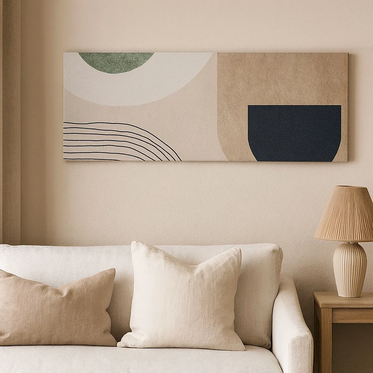 Quadro su tela - Stampe su Tela - La mitezza dell'ovale - 30x30 cm