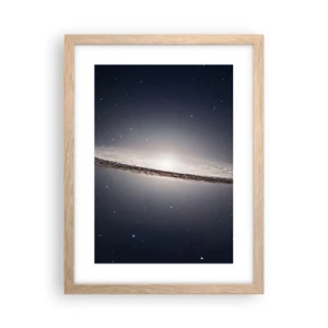 Poster in cornice rovere chiaro - Tanto tempo fa in una lontana galassia... - 30x40 cm