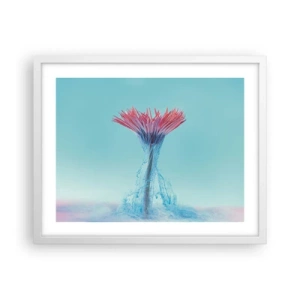 Poster in cornice bianca - L'abbraccio che ravviva - 50x40 cm