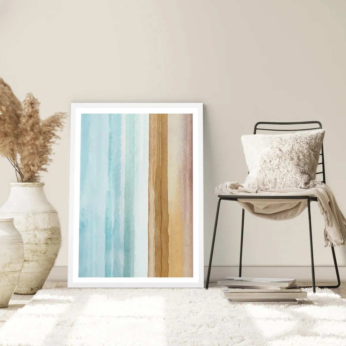 Poster in cornice bianca - Rilassamento - 61x91 cm