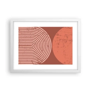 Poster in cornice bianca - Rapporti stretti - 40x30 cm