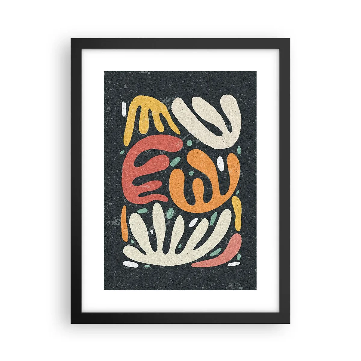 Poster in cornice nera - Composizione: adesso ti acchiappo - 30x40 cm