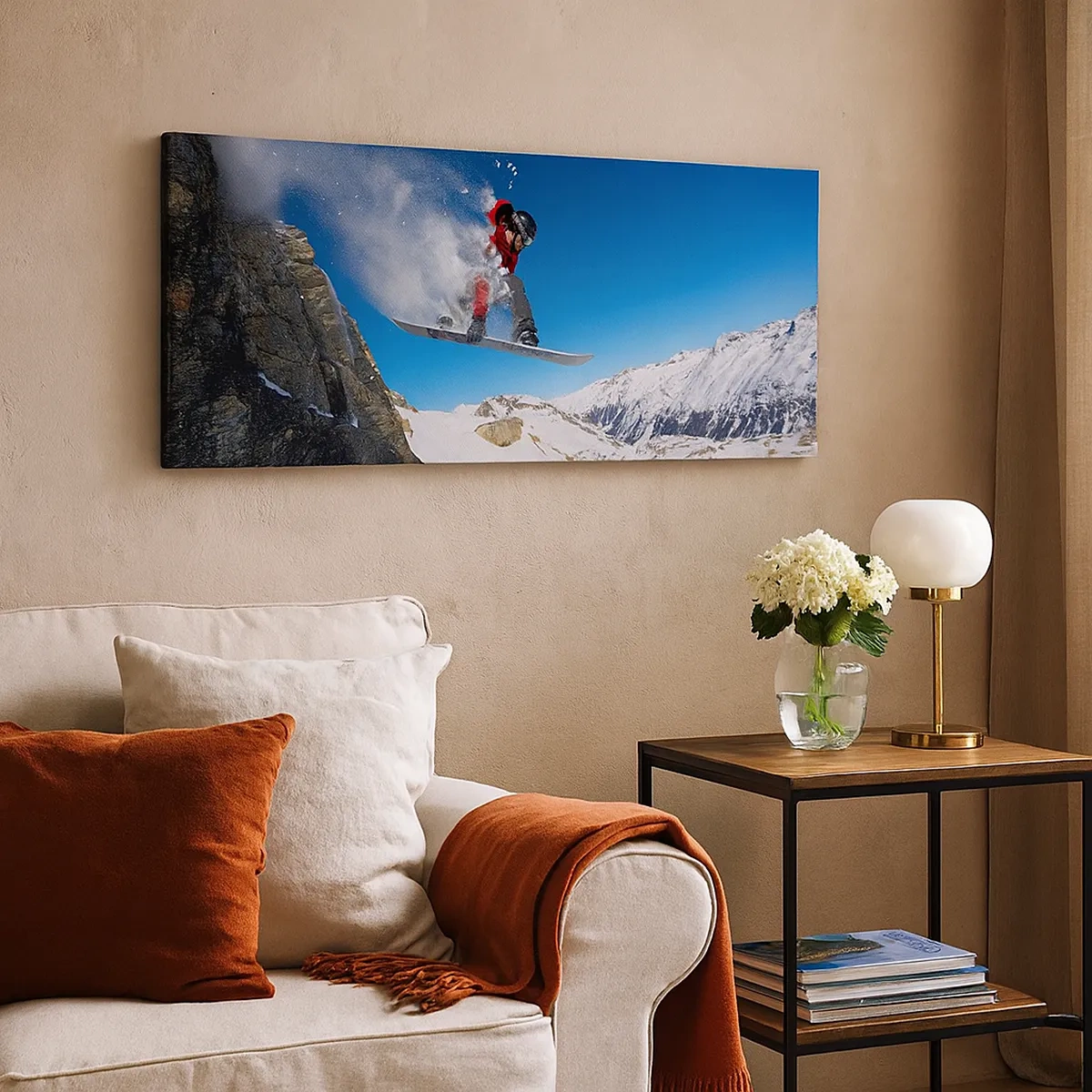 Quadro su tela - Stampe su Tela - E diventi parte del panorama - 30x30 cm