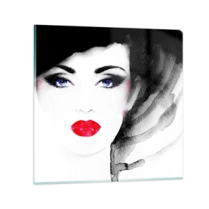 Quadro su vetro - Respinge e richiama - 70x70 cm