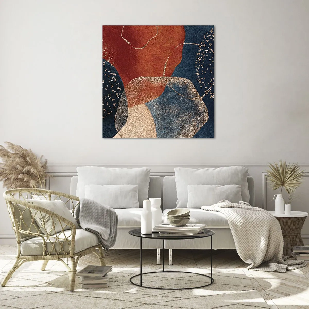 Quadro su vetro - La leggerezza dell'essere - 30x30 cm