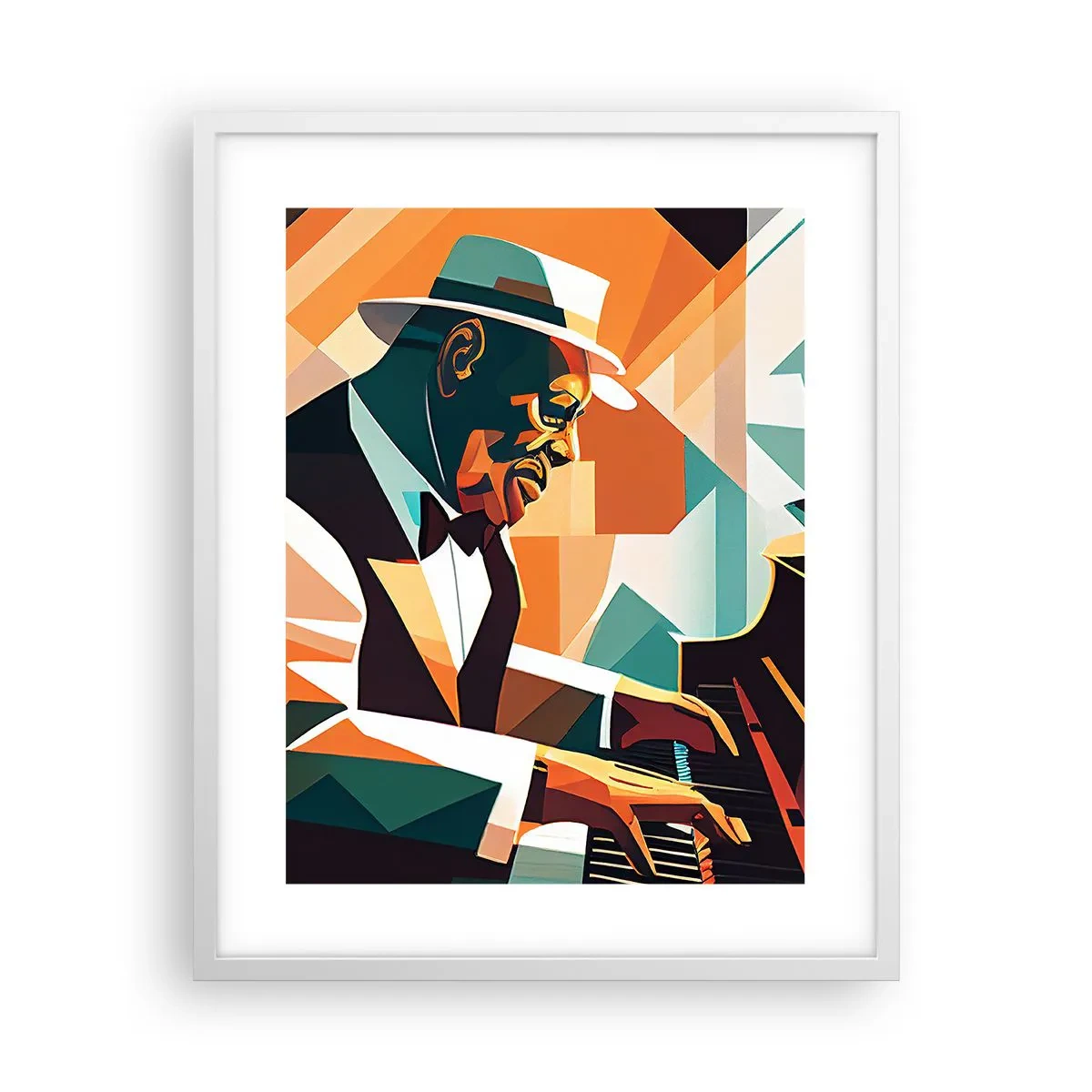 Poster in cornice bianca - Tutto il jazz - 40x50 cm