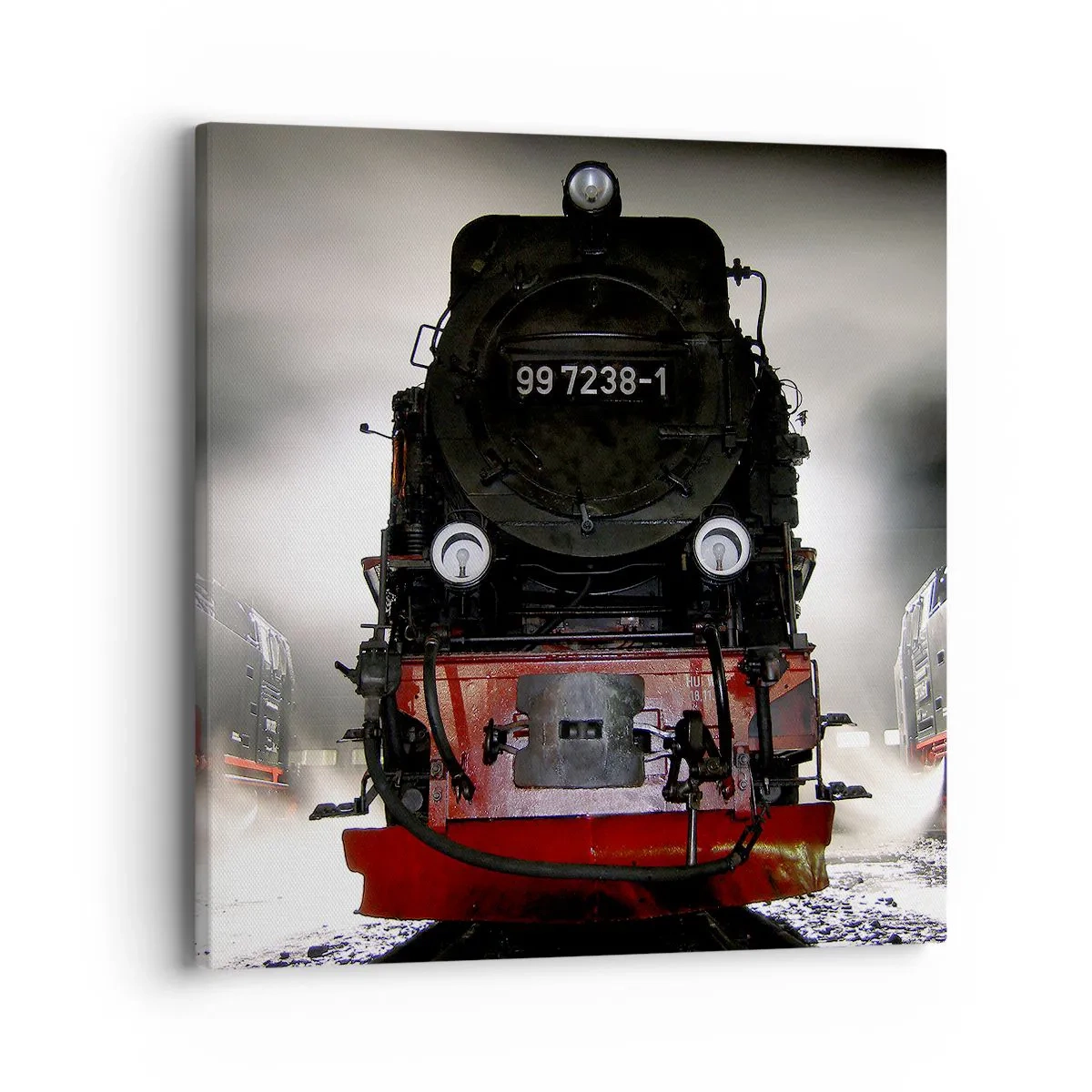 Quadro su tela - Stampe su Tela - Ansima, sbuffa e soffia - 40x40 cm