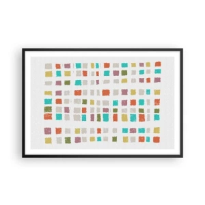 Poster in cornice nera - Un gioco sconosciuto - 91x61 cm
