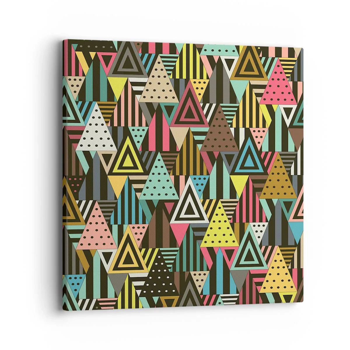 Quadro su tela - Stampe su Tela - Al ritmo di tre - 40x40 cm