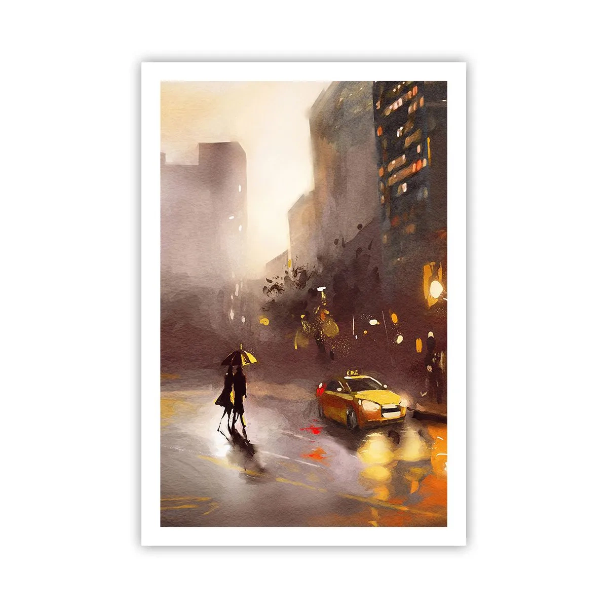 Poster - Nelle luci di New York - 61x91 cm