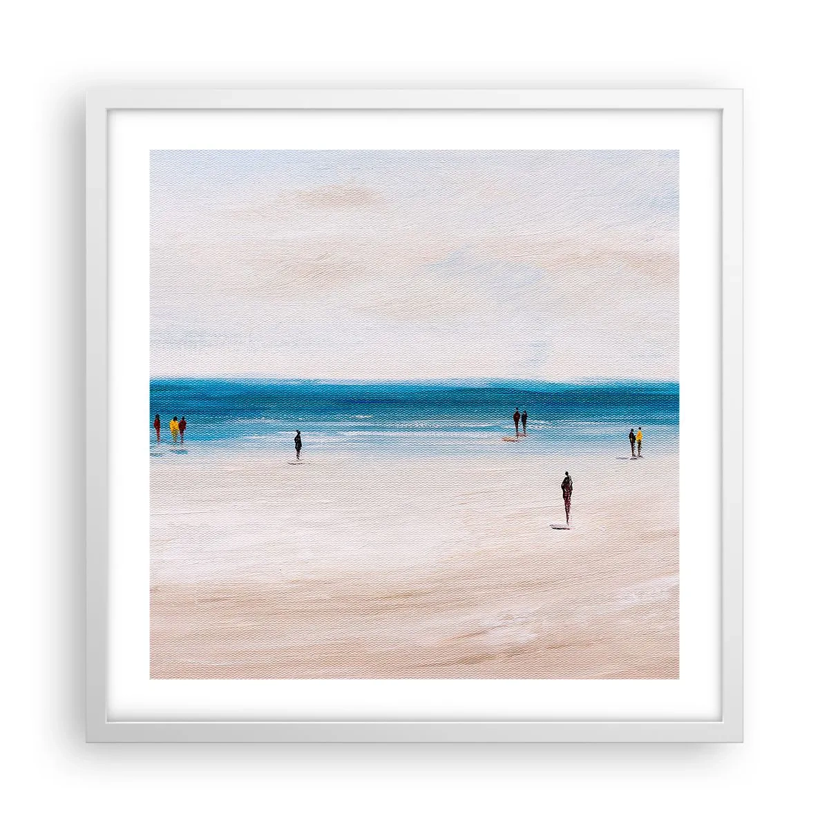 Poster in cornice bianca - Un bisogno naturale - 50x50 cm