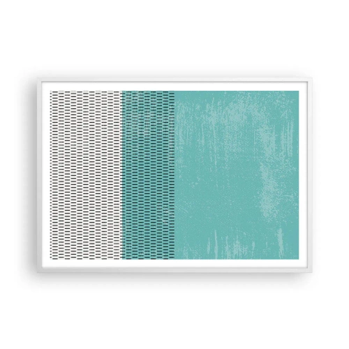 Poster in cornice bianca - Composizione equilibrata - 100x70 cm