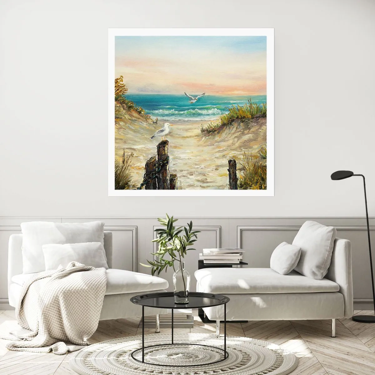 Poster - Silenzio senza vento - 60x60 cm