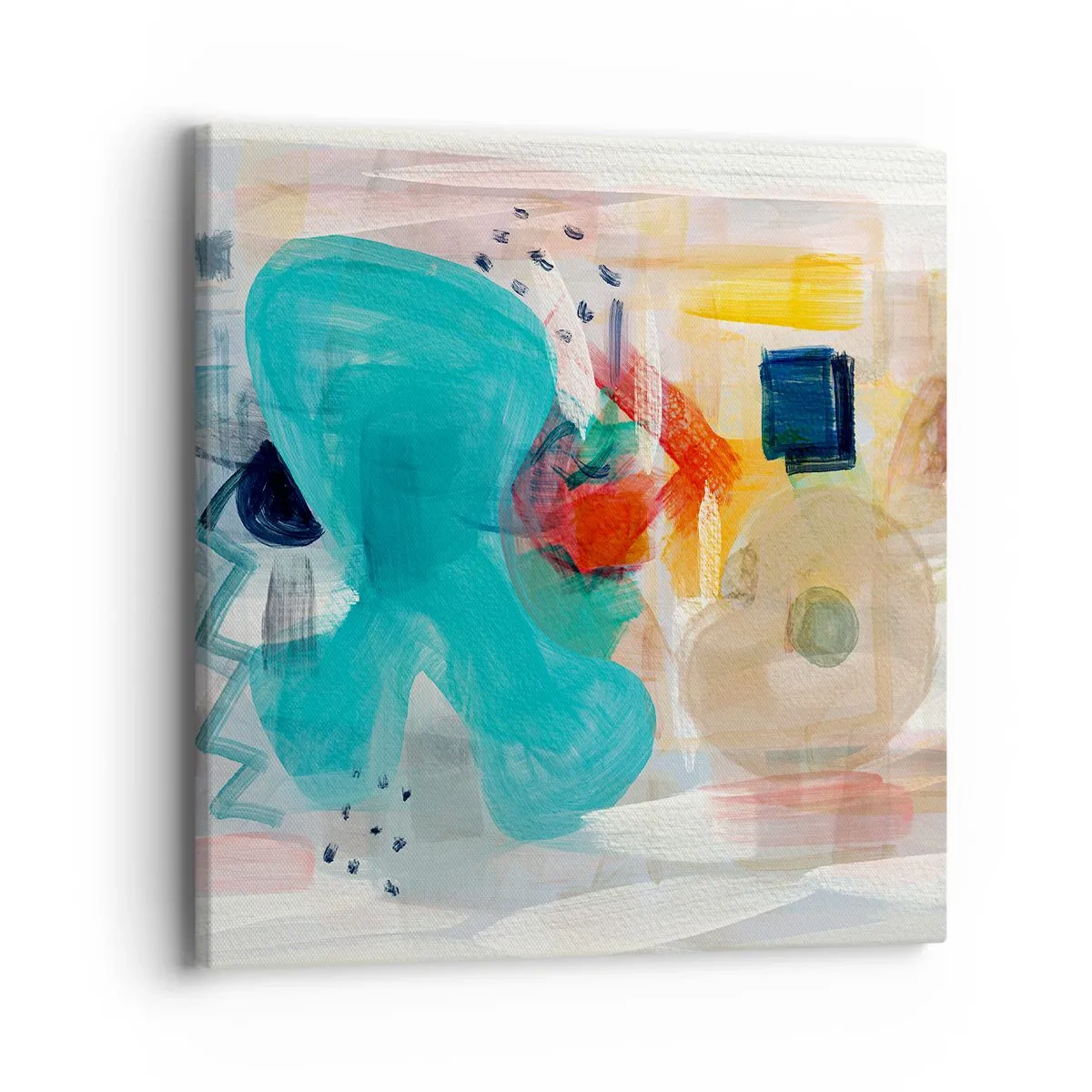 Quadro su tela - Stampe su Tela - Il gioco dei colori - 40x40 cm