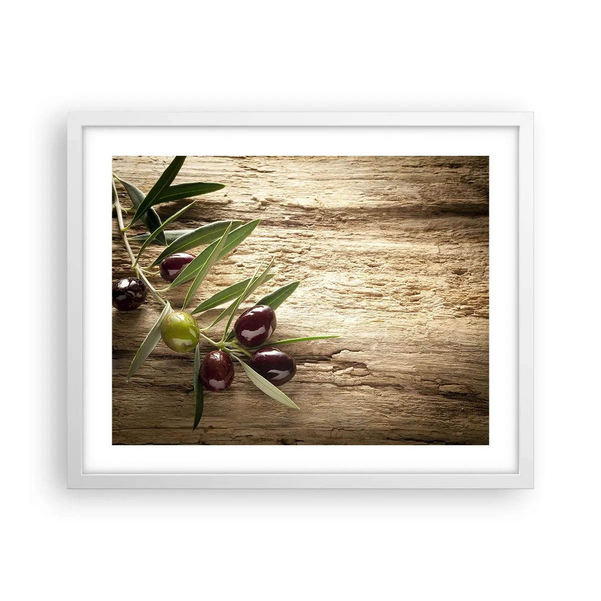 Poster in cornice bianca - Direttamente dalla natura - 50x40 cm