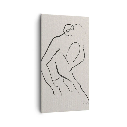 Quadro su tela - Stampe su Tela - Schizzo intimo - 55x100 cm