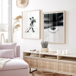 Black and white no. 3 - Ispirazione per il soggiorno