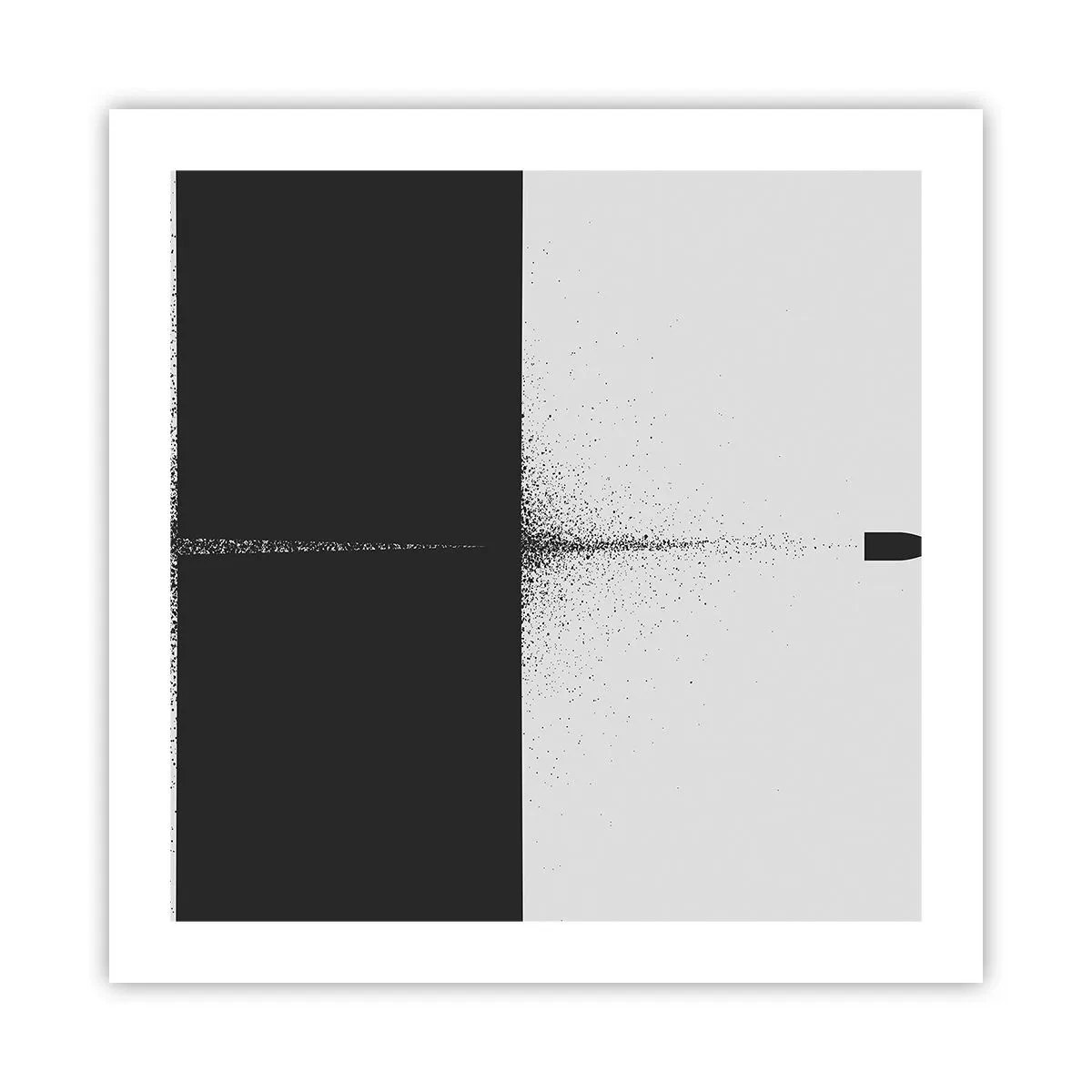 Poster - Dritto allo scopo - 50x50 cm