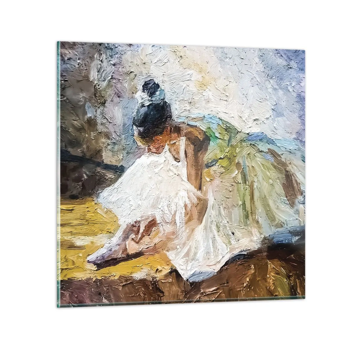 Quadro su vetro - Dal quadro di Degas - 30x30 cm