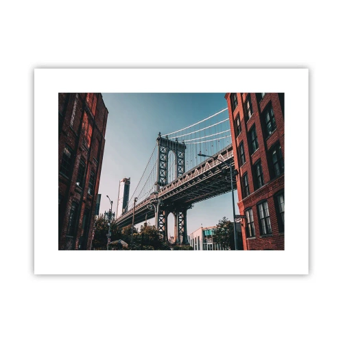 Poster - Sopra le onde della città - 40x30 cm