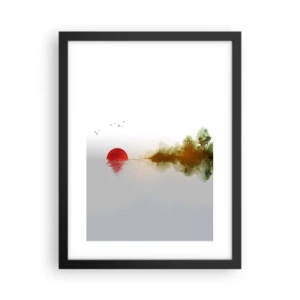 Poster in cornice nera - Promessa di pace - 30x40 cm