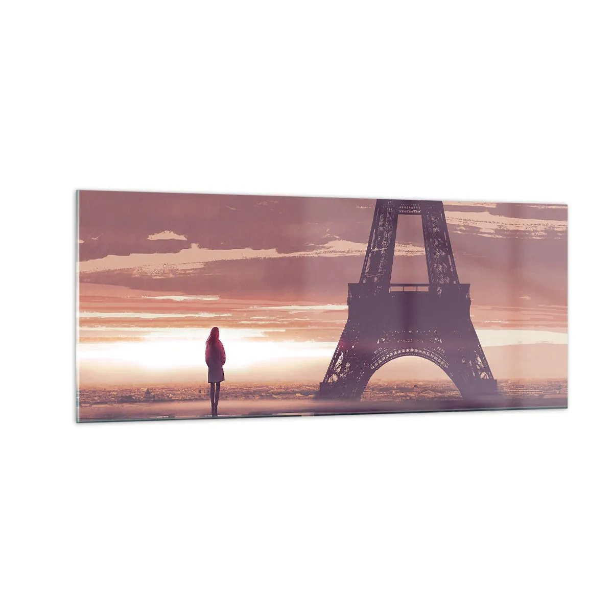 Quadro su vetro - Solo loro due - 100x40 cm