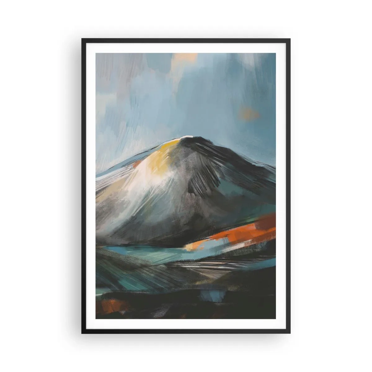 Poster in cornice nera - Aspri e belli - 70x100 cm