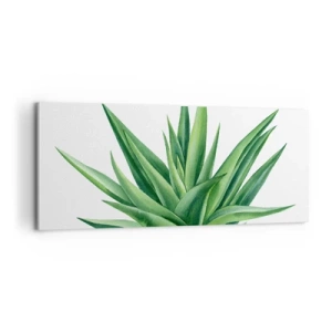 Quadro su tela - Stampe su Tela - Verde - forza - vita - 100x40 cm