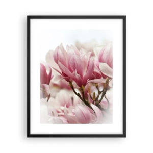Poster in cornice nera - Fiori di primavera - 40x50 cm