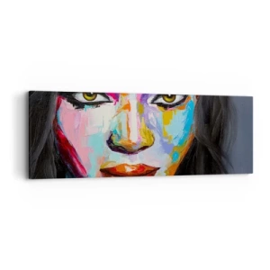 Quadro su tela - Stampe su Tela - Non si può staccare lo sguardo - 90x30 cm