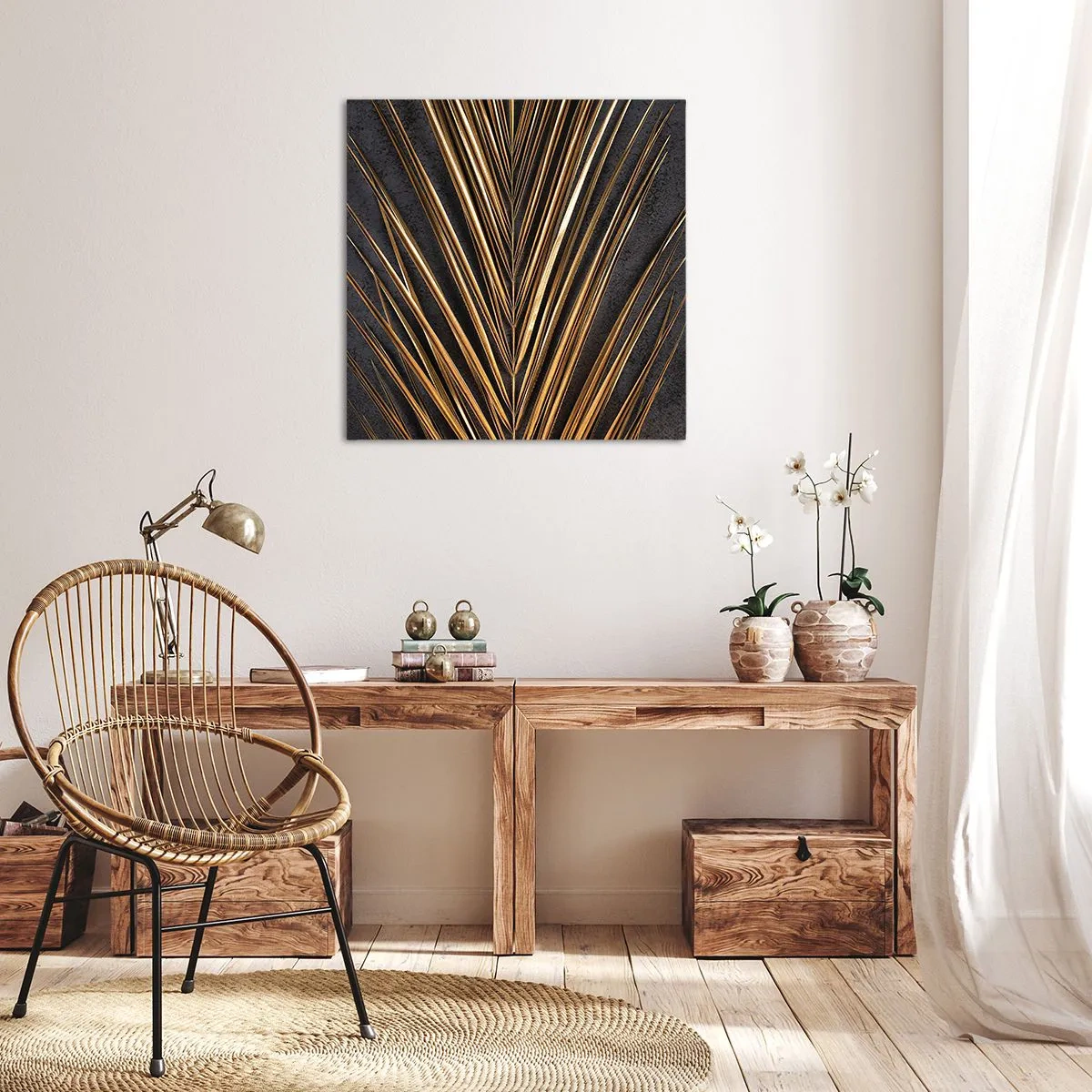 Quadro su tela - Stampe su Tela - L'oro dei tropici - 30x30 cm
