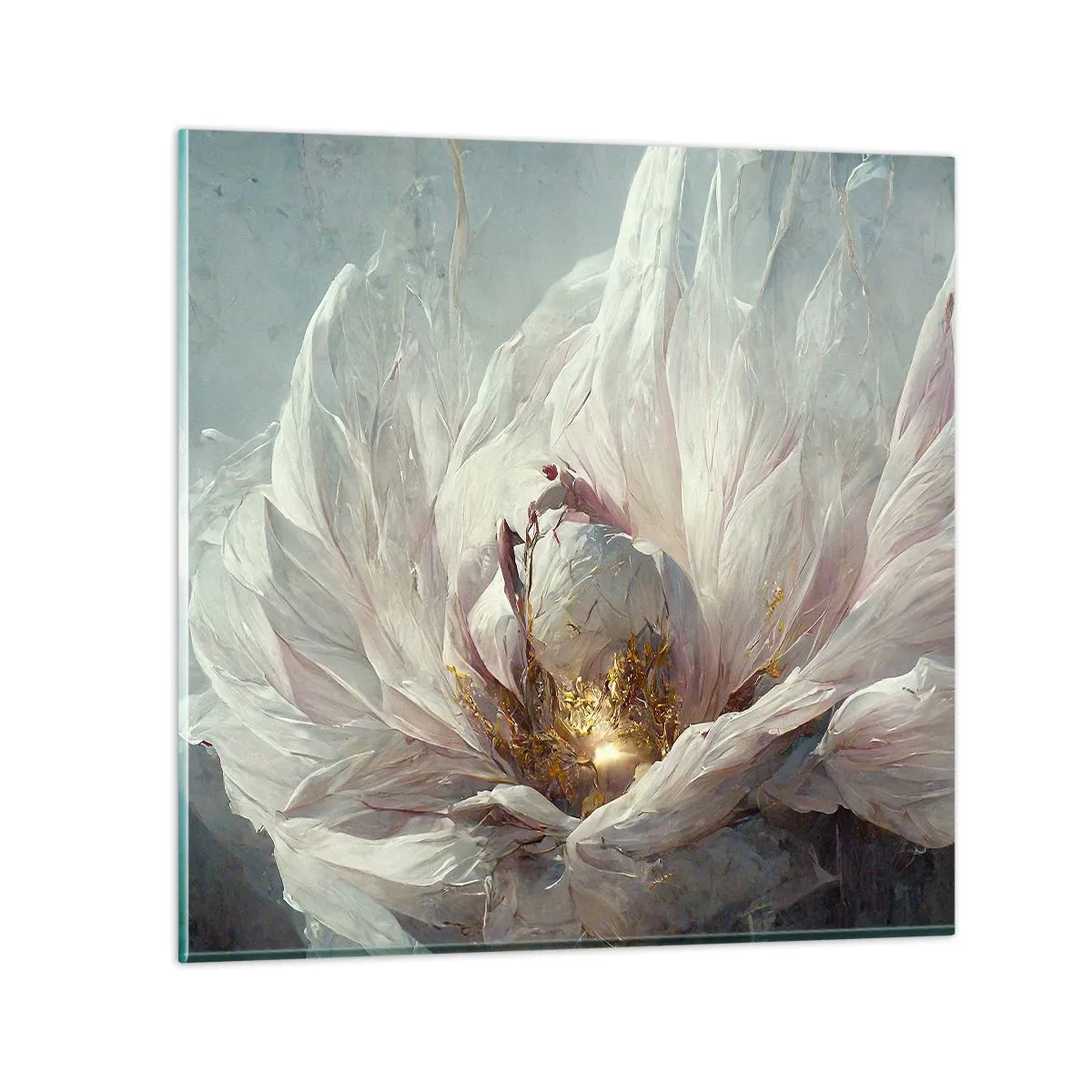 Quadro su vetro - Fiorisce ogni cento anni - 30x30 cm