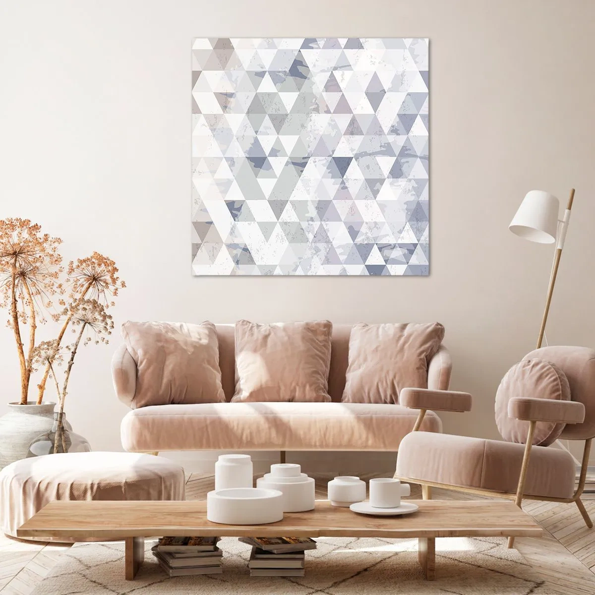 Quadro su tela - Stampe su Tela - Al ritmo di tre - 40x40 cm