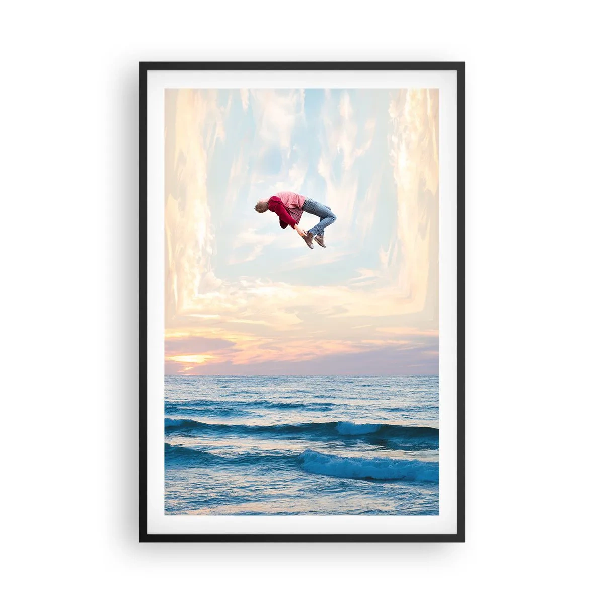 Poster in cornice nera - In un'altra dimensione - 61x91 cm