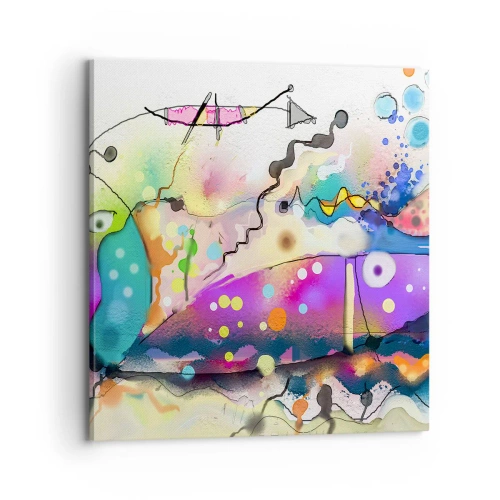 Quadro su tela - Stampe su Tela - Senza parole! - 70x70 cm