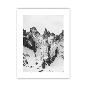 Poster - Cresta minacciosa di granito - 30x40 cm