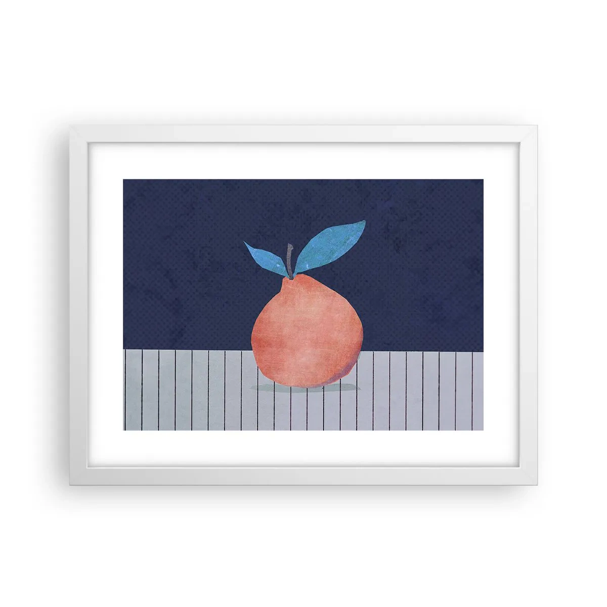 Poster in cornice bianca - Convessità e piano - 40x30 cm