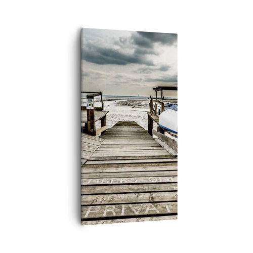 Quadro su tela - Stampe su Tela - La spiaggia del nord - 55x100 cm