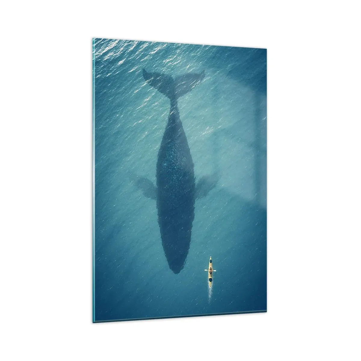 Quadro su vetro - Incontro sull'oceano - 80x120 cm