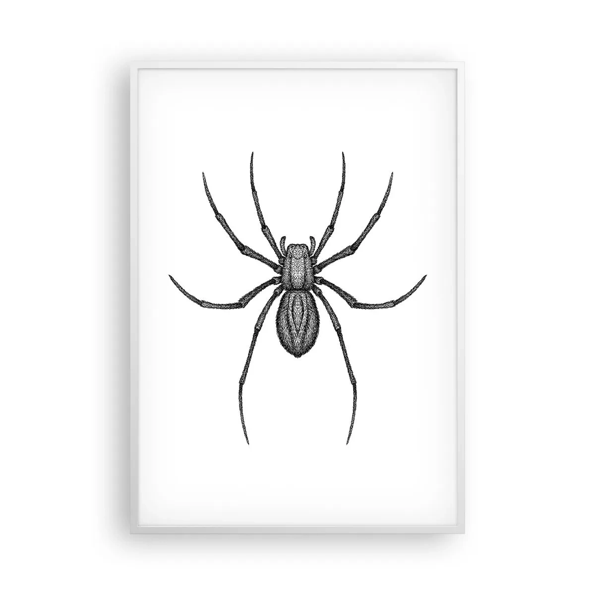 Poster in cornice bianca - Precisione inquietante - 70x100 cm