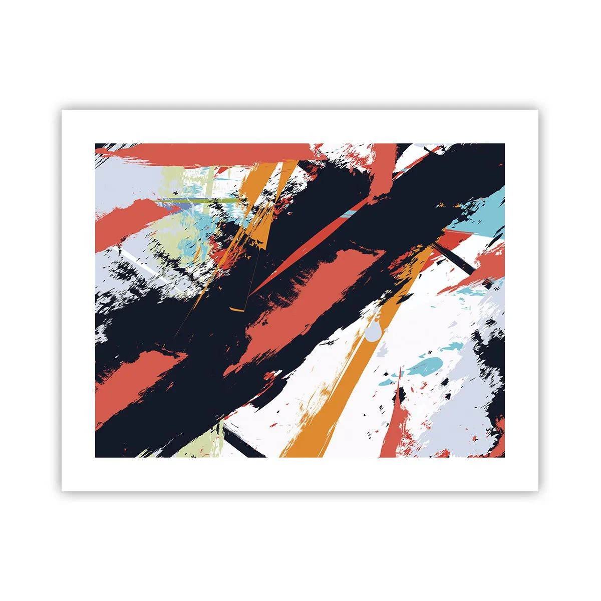 Poster - Composizione dinamica - 50x40 cm