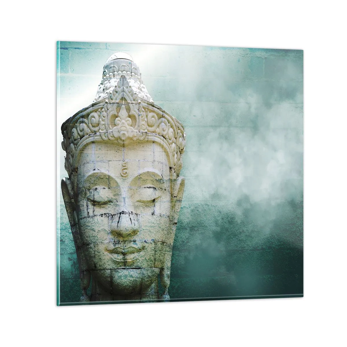 Quadro su vetro - Cercando la luce - 60x60 cm